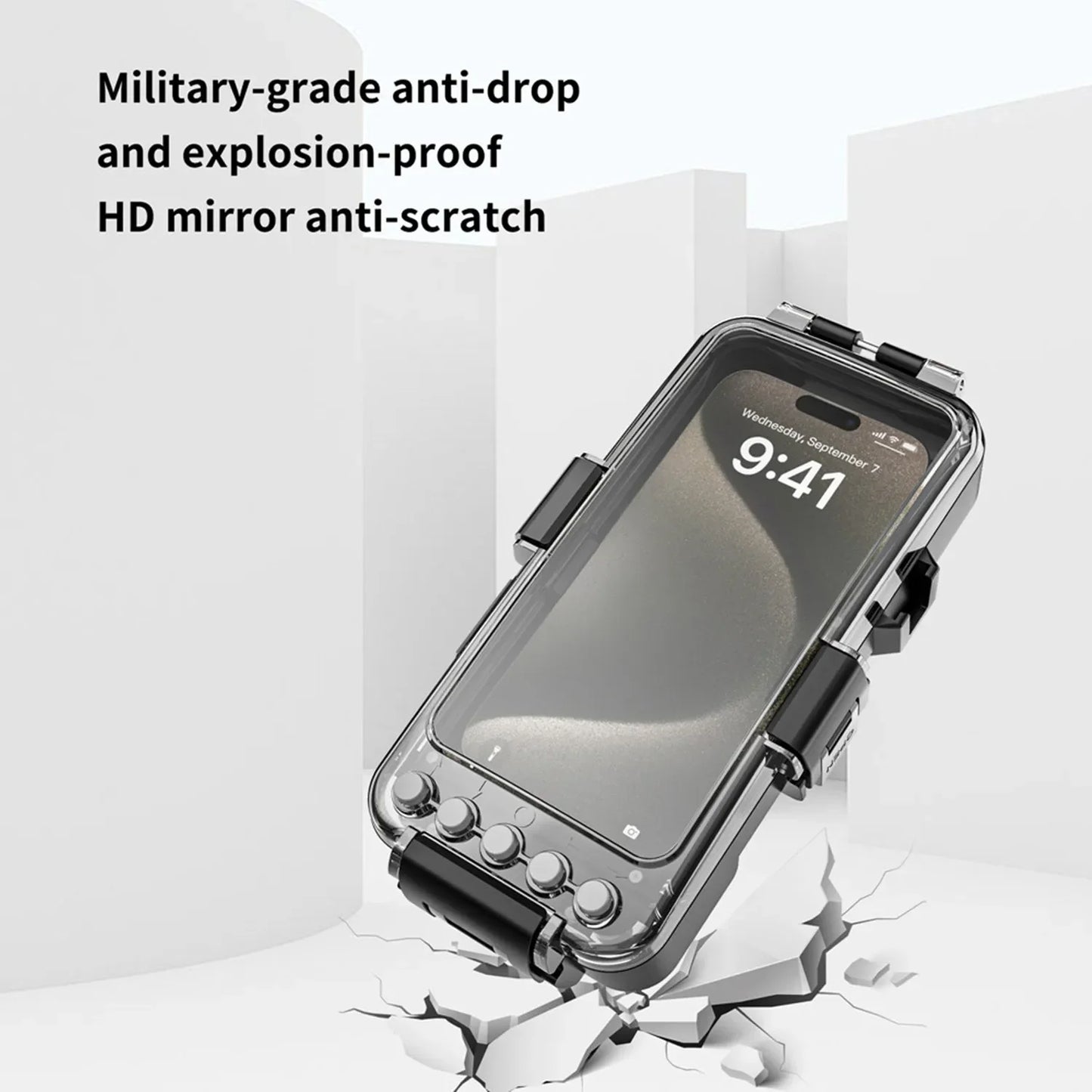 Professional Waterproof Depth for Diving Phone Case For iPhone