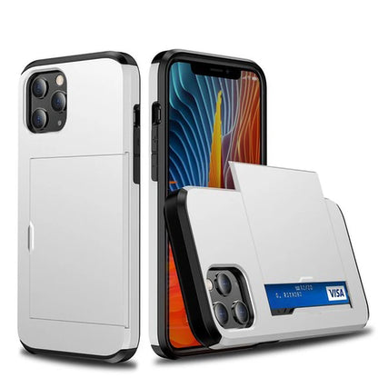 iK05 Case For iPhone: Luxury Drop Resistant Card Slot Wallet