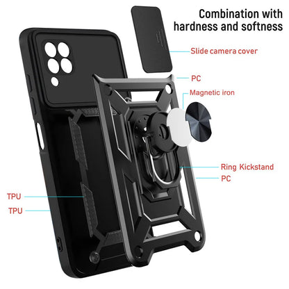 Red Camera Protection Phone Cover Shockproof Case For Xiaomi Redmi