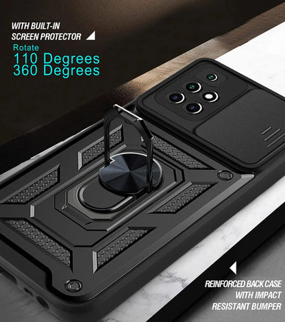 Black Camera Protection Phone Cover Shockproof Case For Xiaomi Redmi