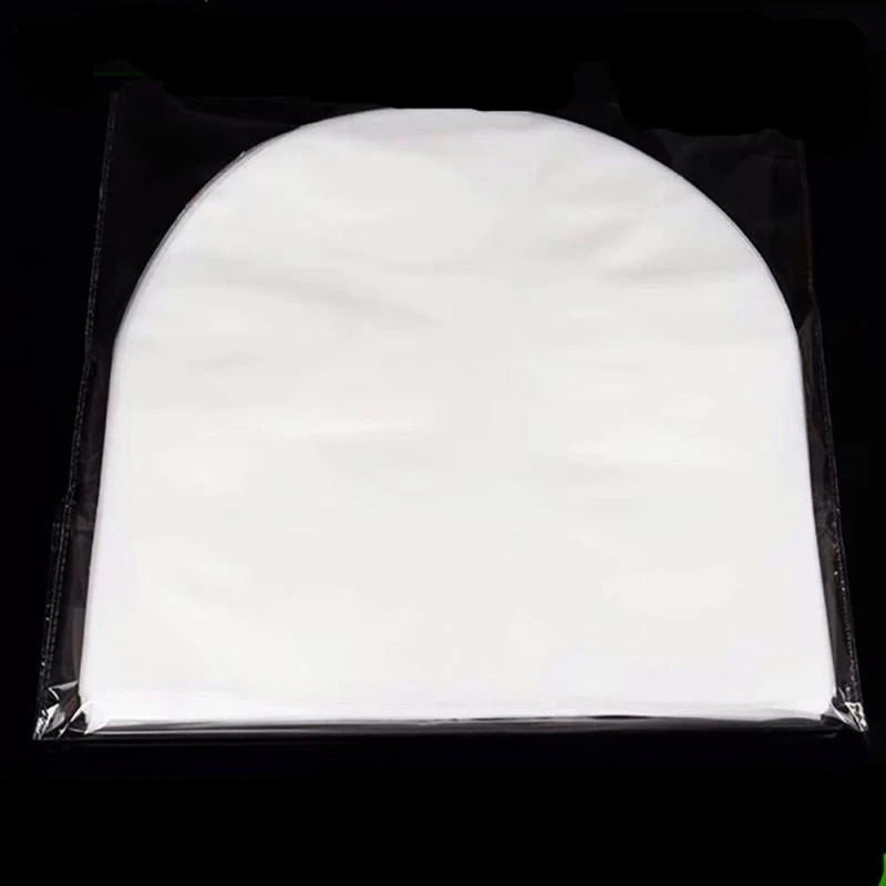 12 inch Vinyl Record Protecter LP Record Plastic Bags Anti-Static Record Sleeves Outer Inner Plastic Clear Cover Container 50PCS