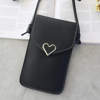 Soft Leather Crossbody: Cell Phone Purse