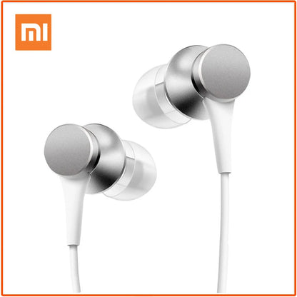 Original Xiaomi headset Mi Piston 3 In-Ear Fresh 3,5 mm Wire Control hörlurar Musik Stereo Mic för Huawei Xiaomi Smartphone