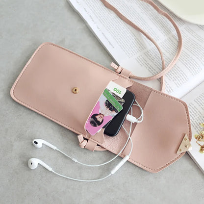 Soft Leather Crossbody: Cell Phone Purse