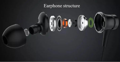 Original Xiaomi Piston 3 Earphone Bass Wired 3.5MM In-ear Sport Headphone with Mic Headset for Phone Xiaomi Samsung Huawei