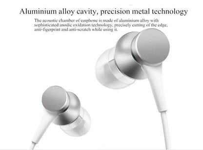 Original Xiaomi Piston 3 Earphone Bass Wired 3.5MM In-ear Sport Headphone with Mic Headset for Phone Xiaomi Samsung Huawei