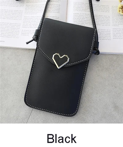 Soft Leather Crossbody: Cell Phone Purse