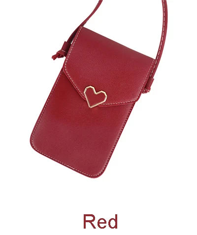 Soft Leather Crossbody: Cell Phone Purse