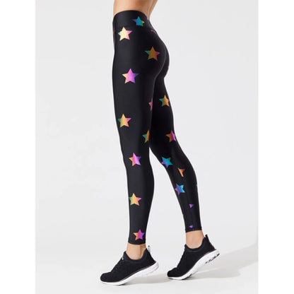 Kvinnors stjärnmönster tryckta Leggings