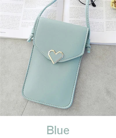 Soft Leather Crossbody: Cell Phone Purse