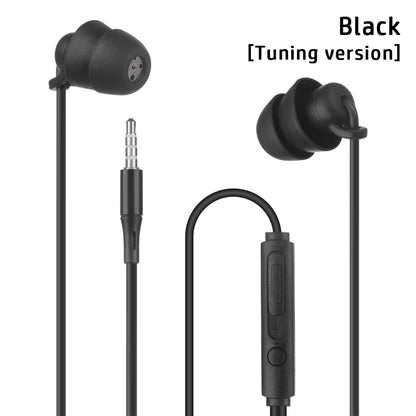 Sömnhörlurar In-Ear Headset Brusreducerande Sömnhörlurar HiFi 3,5 mm trådbundna hörlurar Mobiltelefon MP3 Sovhörlurar