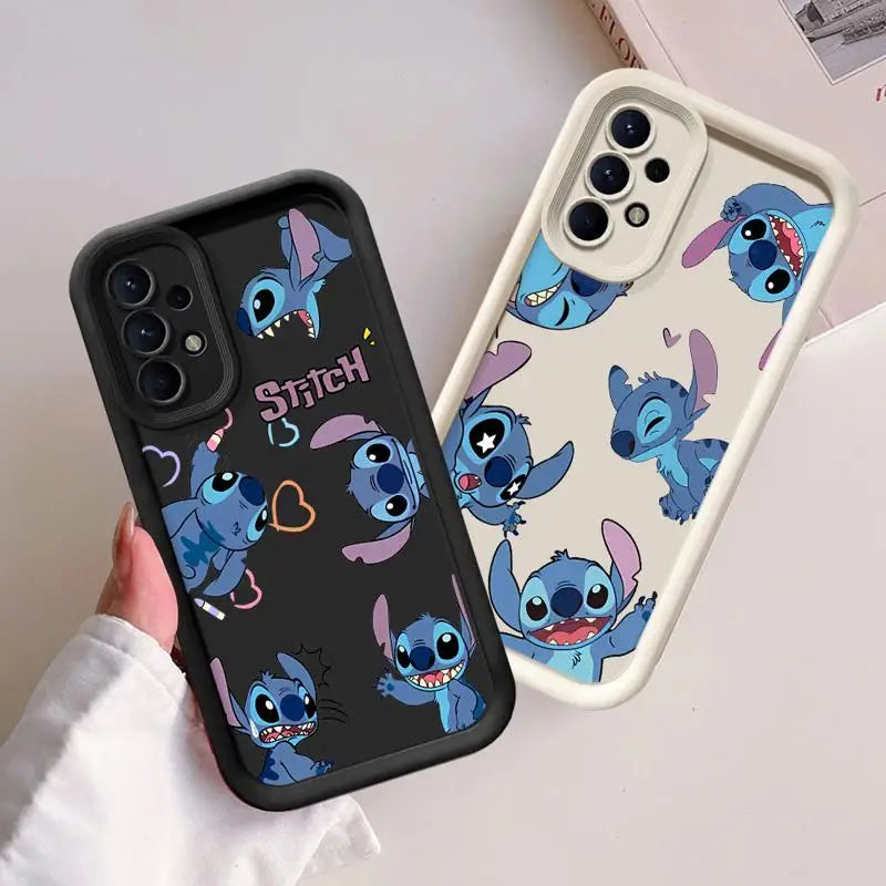 Black Stitch The Baby Disney Phone Case for Galaxy A12 A13 A14 4G 5G A13 A22 5G A23 4G 5G A24 4G A32 4G 5G A33 5G A34 5G Matte