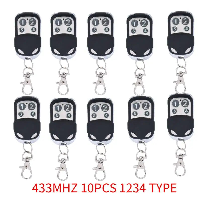 GERMA 433MHZ Remote Control 4 Channel Garage Gate Door Opener Remote Control Duplicator Clone Cloning Code Car Key