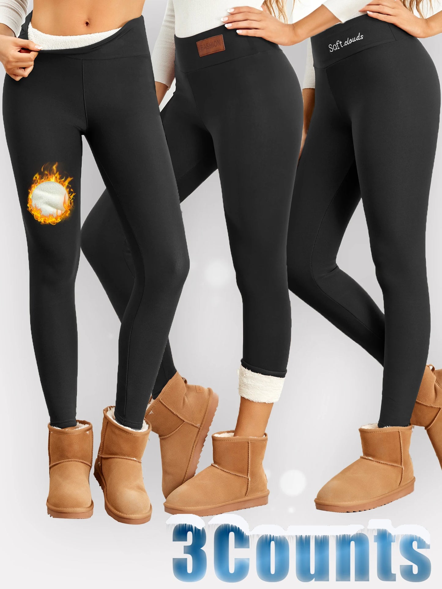 Women's Winter Velvet Leggings for Cold Weather