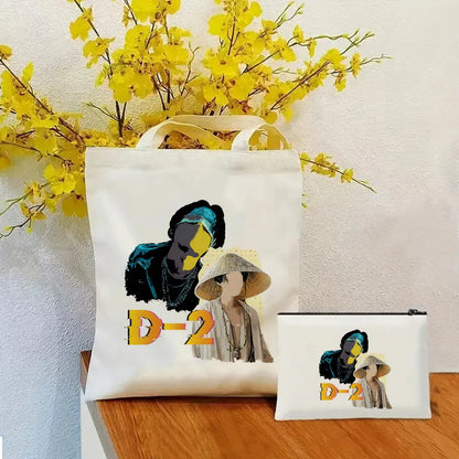 Agust D Tote Set: Canvas & Makeup Bag