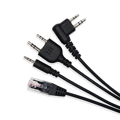 8 in 1 USB Programming Cable for Baofeng Kenwood TYT QYT  Motorola AXU4100 Yaesu icom Walkie Talkie Radio Car Radio CD Software