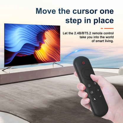 2.4G BT 5.2 Remote Control Wireless Gyroscope Air Mouse 7 Color Backlight USB Receiver Mini Keyboard for Android Smart TV Box PC