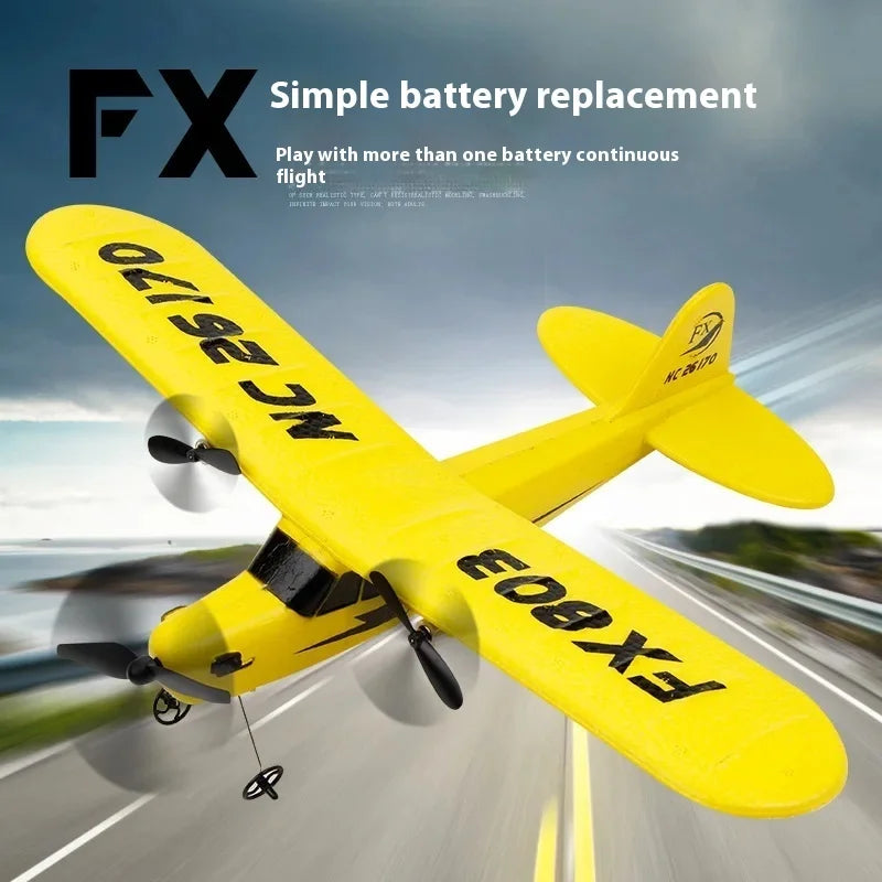 New FX803 remote control aircraft Two channel fixed wing foam remote control glider Children's aircraft model toy aircraft