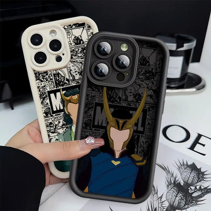 Marvel Loki Phone Case for Apple iPhone 15 Pro Max 13 14 Plus 12 11 Pro Shockproof