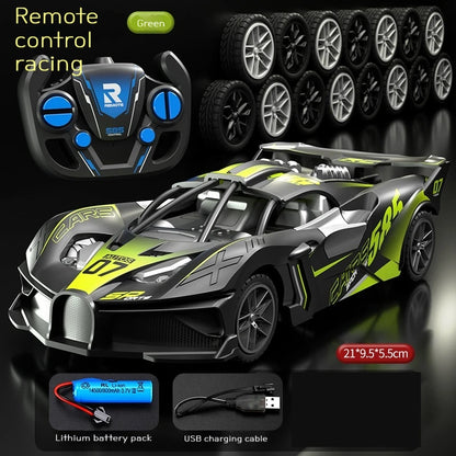 2.4G RC Racing Remote Control Car Bugatti Sports Car Electric High-Speed Car Drop-Resistant Children'S Boys Toy Car Boy'S Gifts