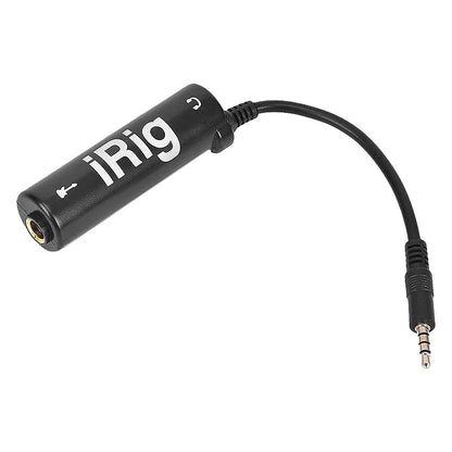 I-Rig Converter Ersättningsgitarr irig Gitarreffekter Gitarrgränssnittskonverterare för telefon Gitarrljudgränssnitt Gitarrtuner