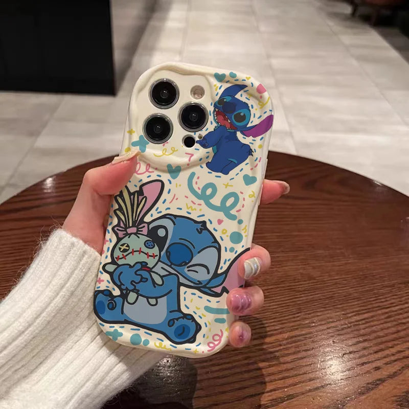 Disney Stitch Cute telefonfodral för iPhone – Y2K sött skydd mot fall