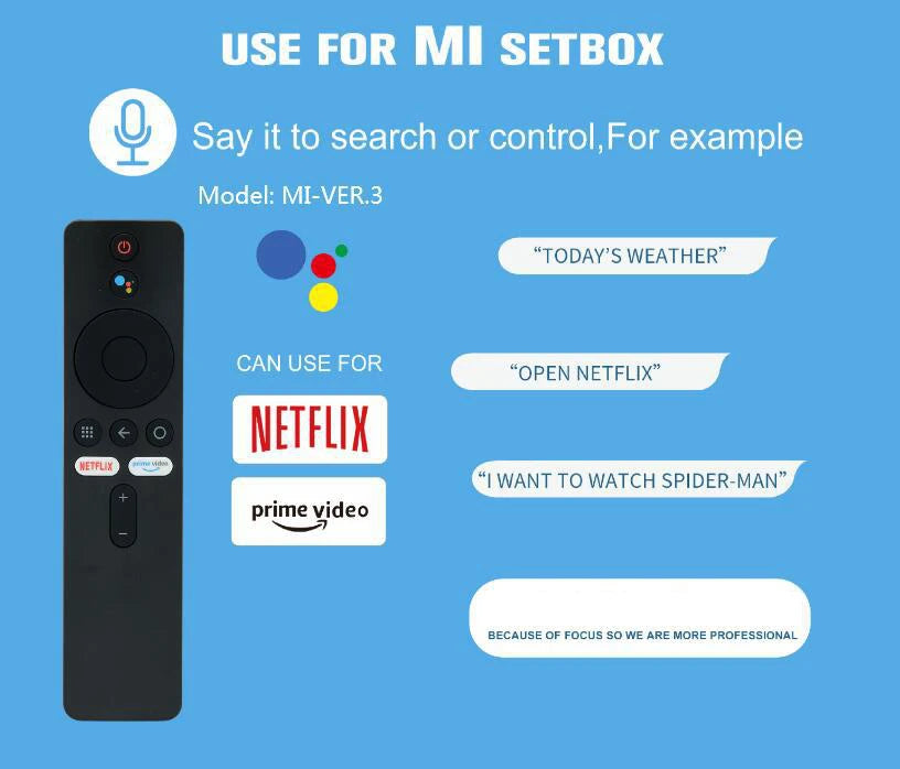 For Xiaomi MI Box S Bluetooth Voice Remote Control XMRM-006 Smart TV Box MI TV Stick MDZ-22-AB MDZ-24-AA Google Assistant