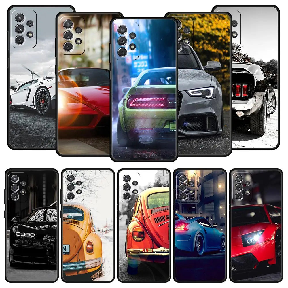 Phone Cover Case For Samsung Sports Cars Male Men