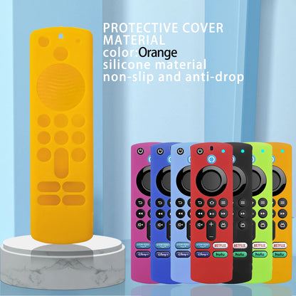 Silicone Case Fit for Amazon ALEXA Fire Home Smart TV Remote Controll Stick 3rd Generation Shockproof Anti-Slip Protector Cover