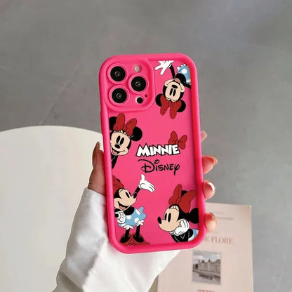 Disney Mickey Minnie Mouse Cute Silicone Phone Case