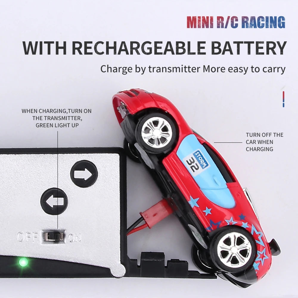 RC Car Mini Can Box Speed Sport App Remote Control Vehicle Micro High Speed Racing Toys Gift For Kids Boys Girls Children's Toy