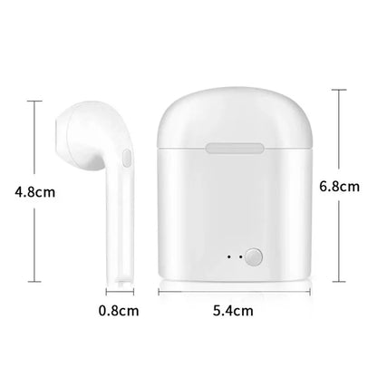 I7tws Wireless Binaural Bluetooth Headset 5.0 Stereo Scrub in Ear Earplugs Portability Sports Audio I7 Mini Bluetooth Earphones