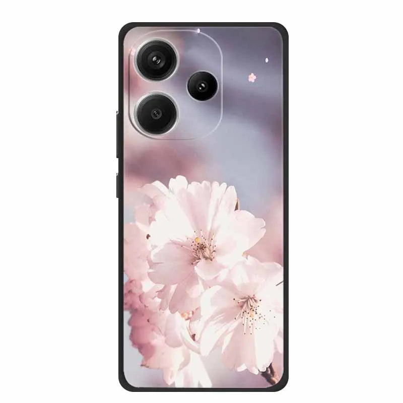 Animals Soft Silicone TPU Back Cover with Wolf Protective Bumper for Xiaomi POCO F6 5G – For POCO F6