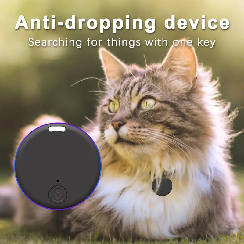 Mini GPS Locator AntiLost Alarm Plånbok Nyckelring Smart Tag Bluetooth-kompatibel Tracer Nyckelring Hund Pet Barn Tracker Key Finder