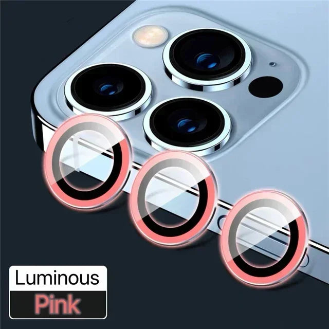 3Pcs Metal Lens Protector Glass For iPhone 14 Pro Max Back Camera Lens Protection Film For iPhone 13 Mini 14 15 Plus