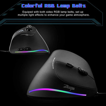 Sna Vertical Gaming Mouse Wired RGB Ergonomic Mouse