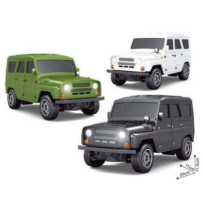 Metal  1:12 Silver Remote Lada Rccar Toy Rc Cybertruck Offroad  Lada Pickup Truck Car Model Children'S Toy Gift