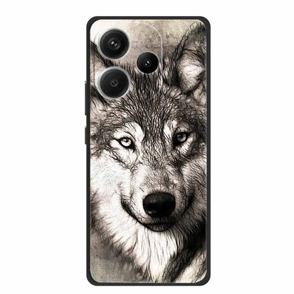 Animals Case Soft Silicone TPU For Xiaomi POCO F6