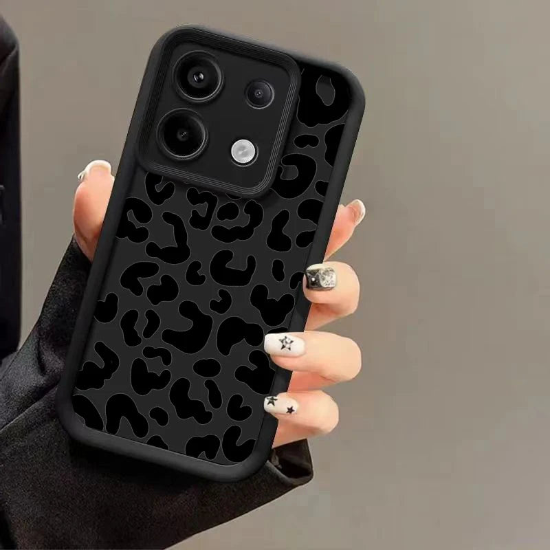 Telefonfodral med leopardmönster till Xiaomi Redmi Note 13 4G-fodral Redmi Note 13 12 Pro Plus 5G 12S 11S 11 10 10S 13C 12C-fodral