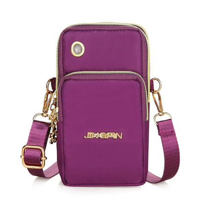 New Mobile Phone Crossbody Bags for Women – Fashion Female Shoulder Bag, Cell Phone Pouch with Headphone Plug, Large Capacity Wallet.