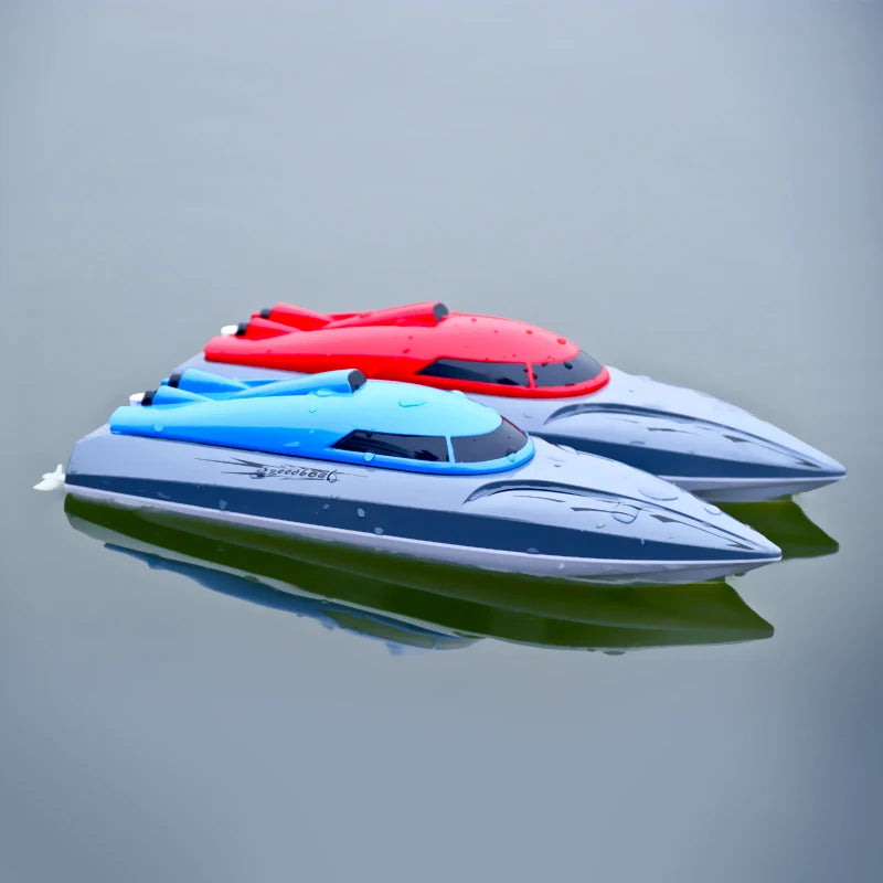 2.4GHz RC Boat Racing Dual Motor Remote Control Ship 20km/h Boats for Pools and Lakes Outdoor Kids Toys Birthday Gifts Boys Girls