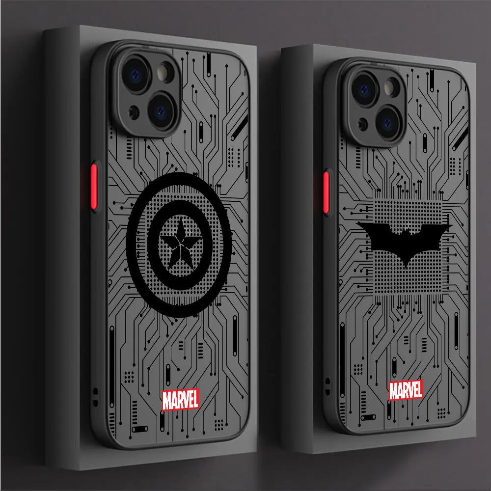 Marvel Spider Man Iron Man Cover Telefonfodral för iPhone-modeller – För POCO X6 Pro