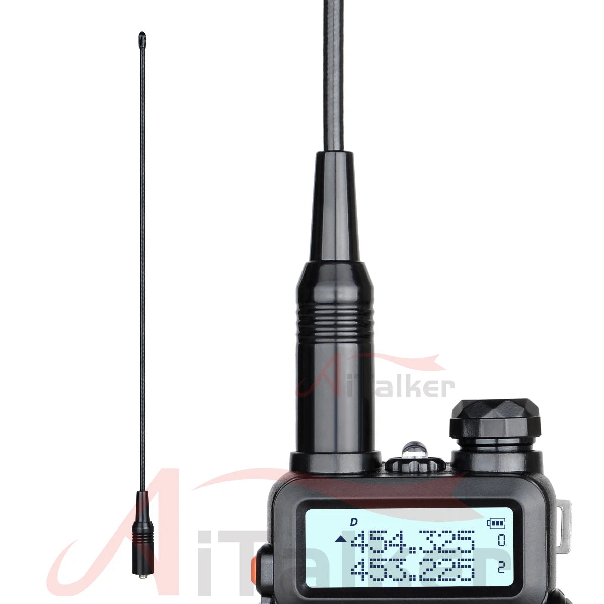 Walkie Talkie Antenn Quansheng UV-K5 NA-771 SMA-F UHF VHF 136~174 Mhz 400~470Mhz Tvåvägs Raido Talki Walki för BAOFENG UV-5R