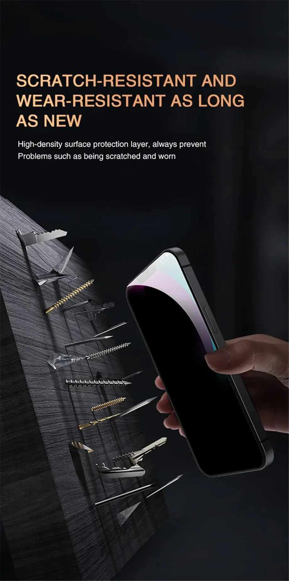 5Pcs Anti-spy Tempered Glass for IPhone 16 15 14 13 12 11 Pro Max Full Cover Privacy Screen Protector For IPhone X XS Max  Glass