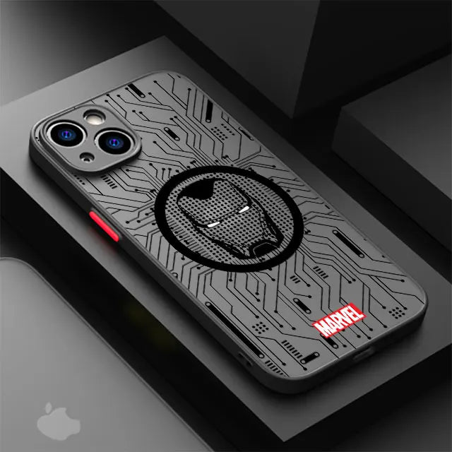 Marvel Spider Man Iron Man Cover Telefonfodral för iPhone-modeller – För POCO X6 Pro