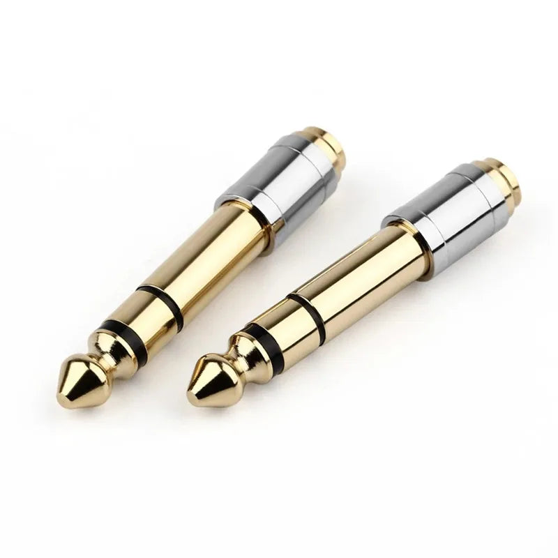 3.5 To 6.35 Audio Adapter 6.5mm To 3.5mm Jack Converters Male Female Connector Headphone Plug 6.3mm 6.5mm Consumer Electronics