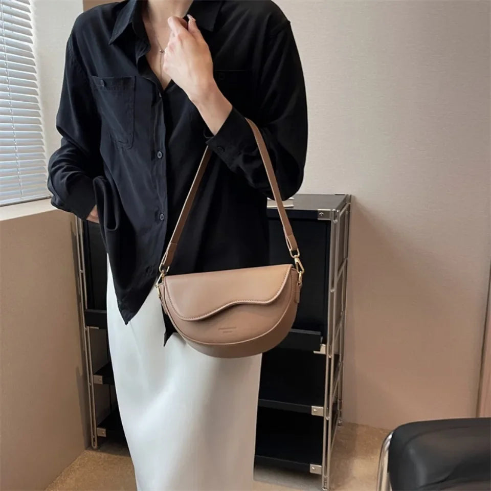 Genuine Soft Leather Handbags for Women Vintage Shoulder Tote Bag Luxury Designer Ladies Large Capacity Purse Bags Sac A Main