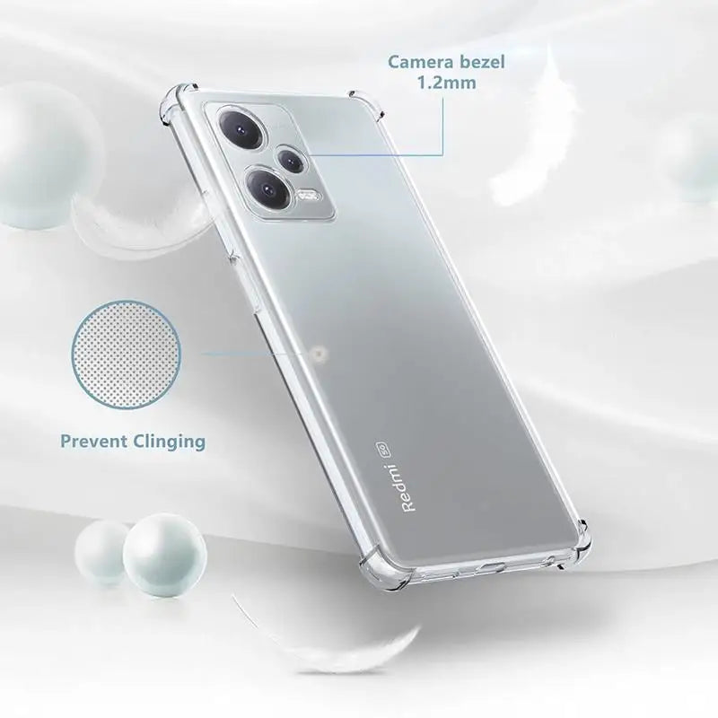 Luxury Clear Shockproof Case for Xiaomi Redmi Note 11E Pro