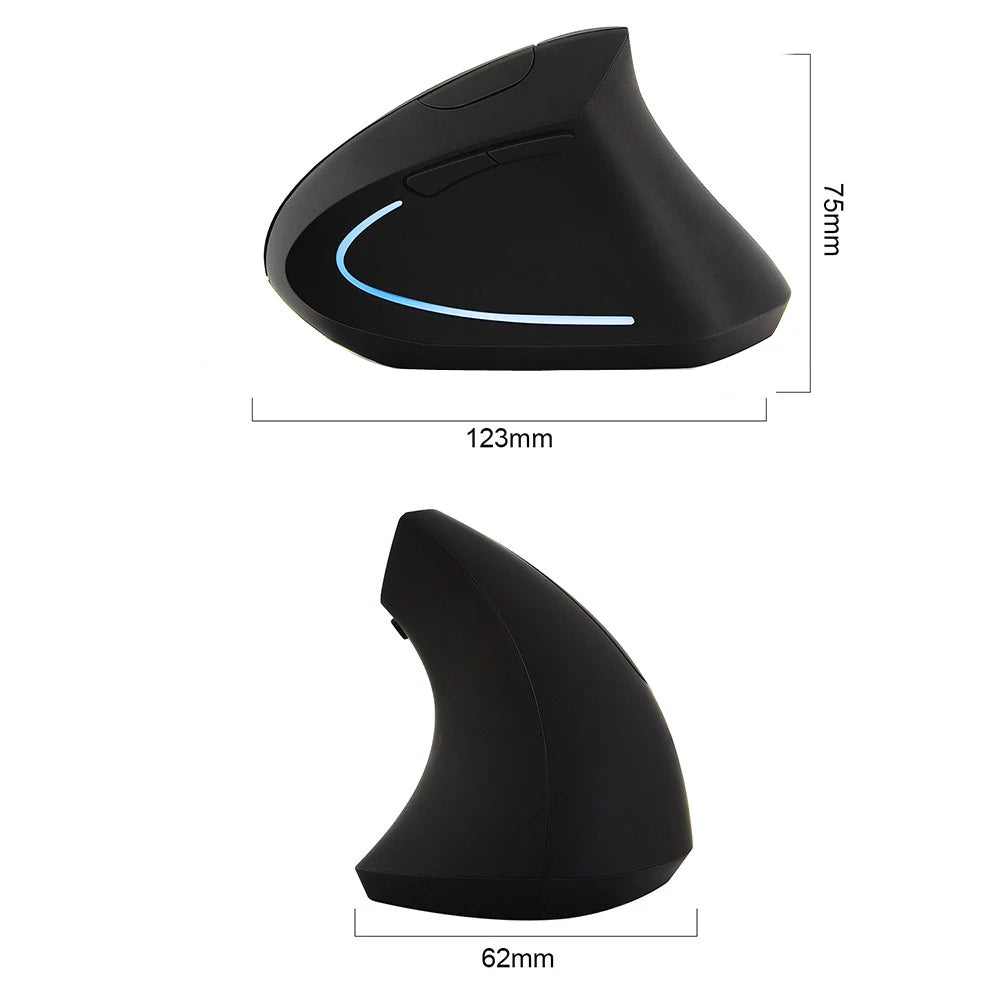 Wireless Mouse Vertical Ergonomic Mause Gamer