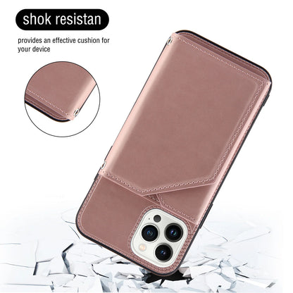 Rose gold Wallet Phone Case For iPhone